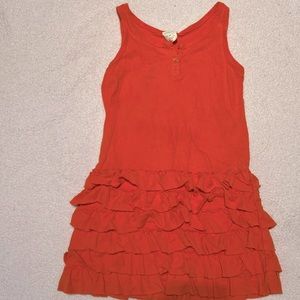 Orange JCrew dress size 4.